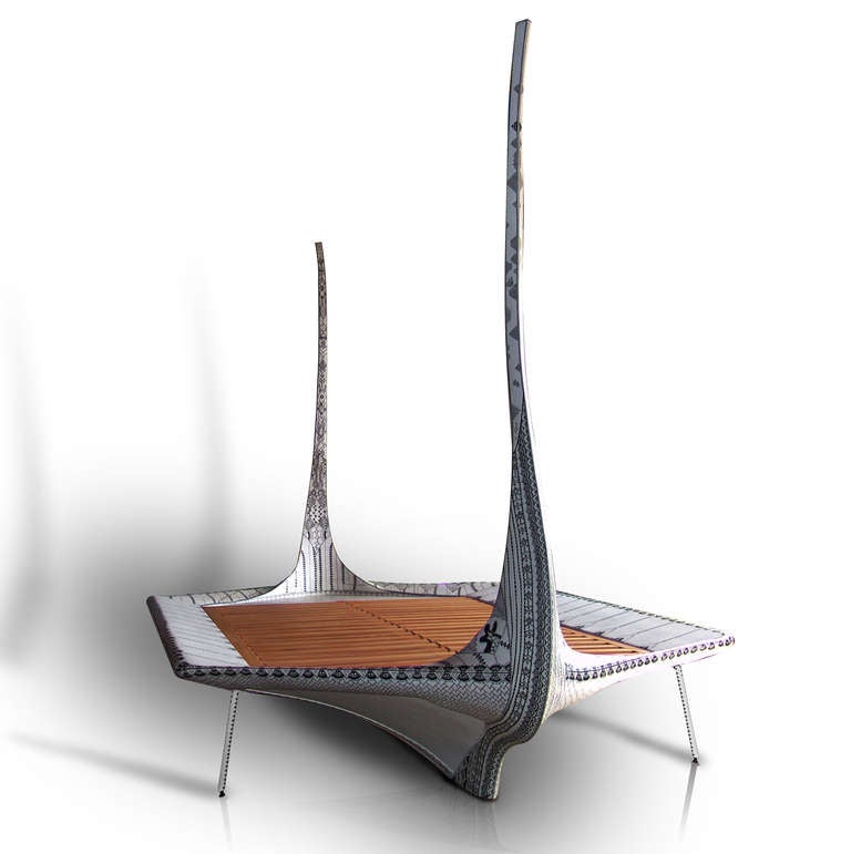 Bed Sculpture by Chantal Saccomanno et Olivier Dayot