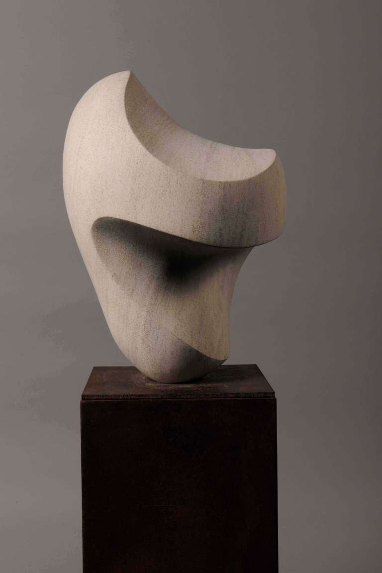 Abstract sculptor in stone of Charmot from Bourgogne