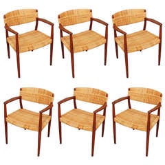 Set of Six Chairs by Aksel Bender Madsen