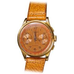 Gold Wrist Watch Chronograph, 18kt