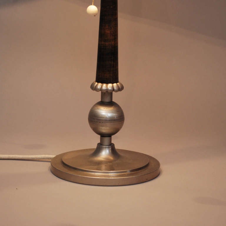 Swedish Tinn Table Lamp 1925-1935 For Sale