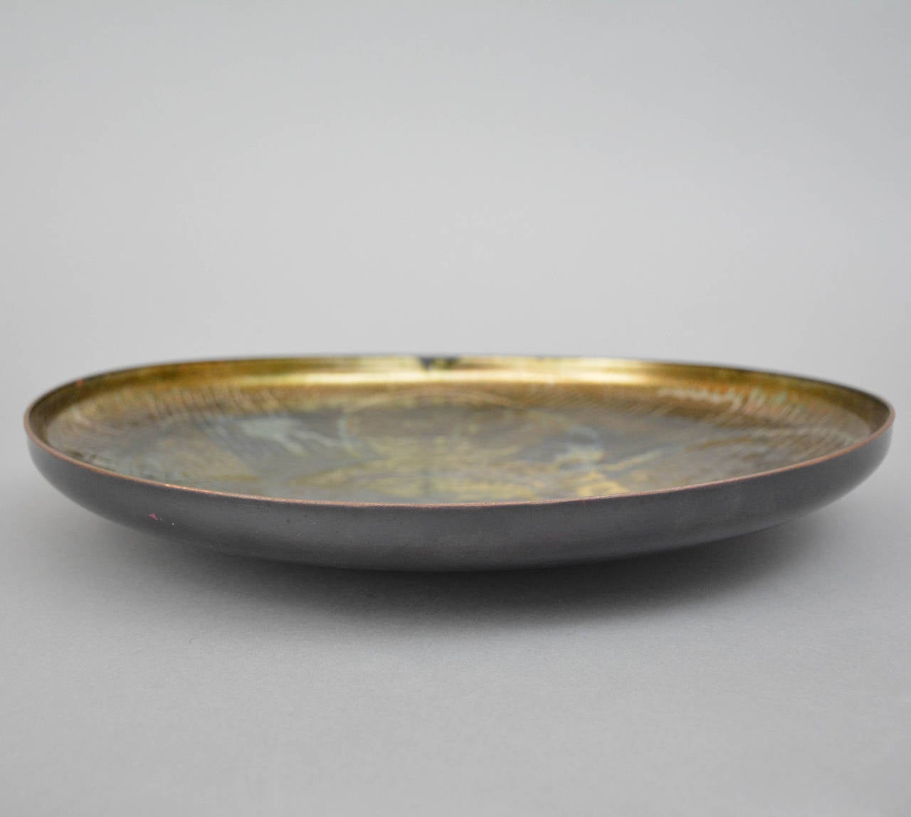 Unique Enamel Dish by Björn Engö, Norway