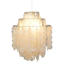 Ceiling Lamp, Fun Shell Series, by Verner Panton for Luber, Switzerland