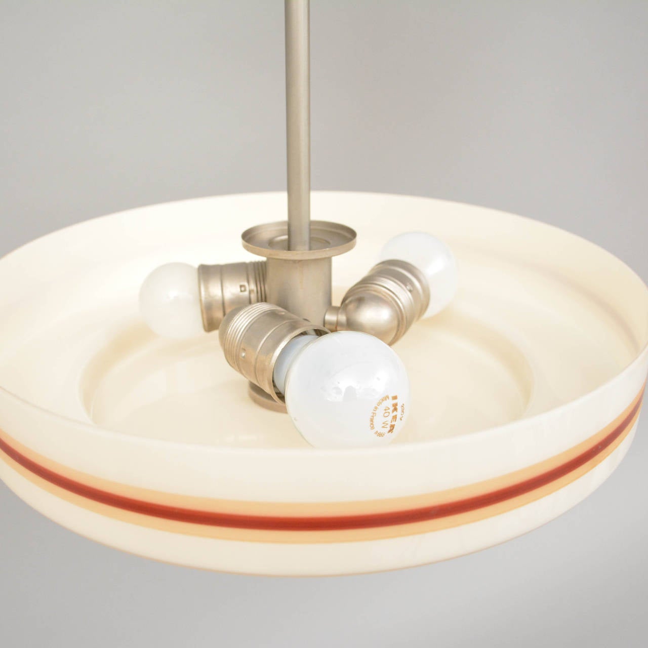 Painted Ceiling Lamp by Bohlmark, Stockholm 1930s