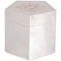 Pentagonal Sterling Silver Box by Wiwen Nilsson