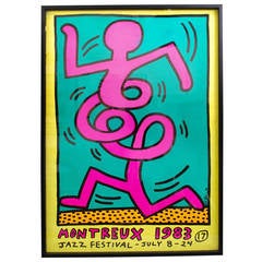 Poster for the Montreux Jazz Festival by Keith Haring