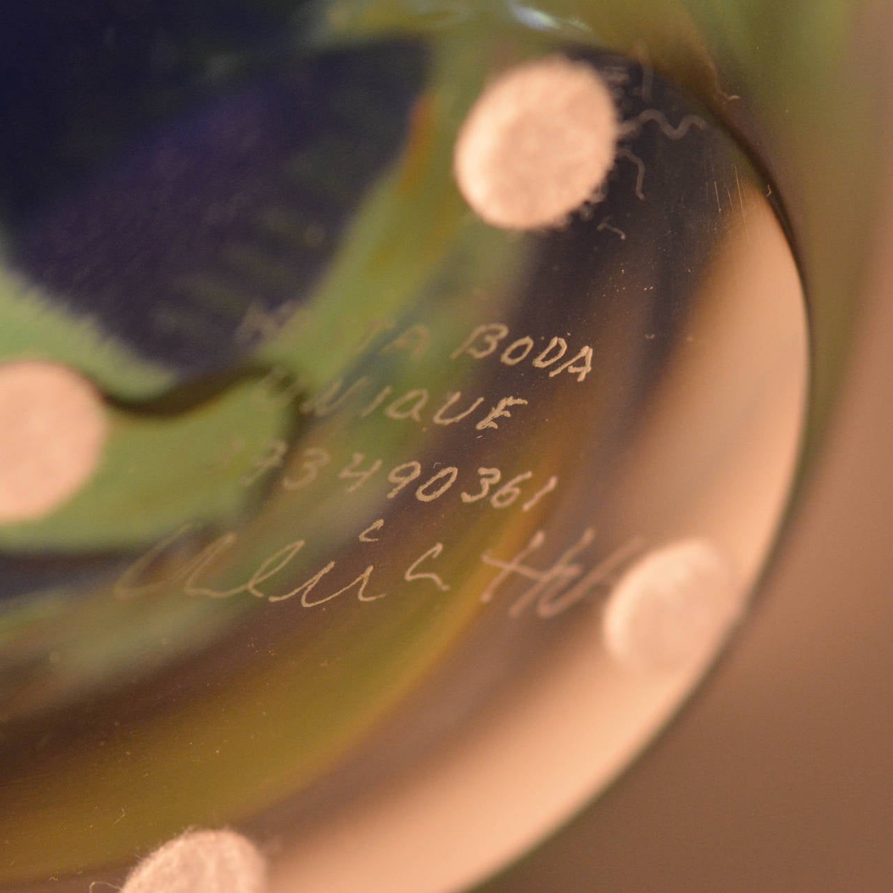 Late 20th Century Unique Ulrica Hydman-Vallien Kabale Vase for Kosta-Boda Sweden