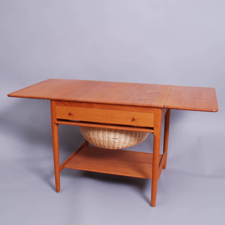 Scandinavian Modern Sewing Table by Hans Wegner for Andreas Tuck Furniture, Denmark