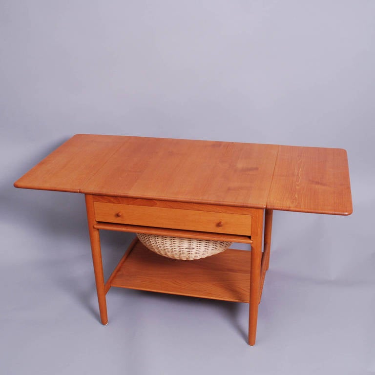 Danish Sewing Table by Hans Wegner for Andreas Tuck Furniture, Denmark