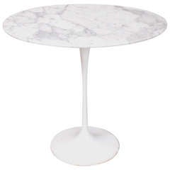Vintage Marbel Side Table by Eero Saarinen
