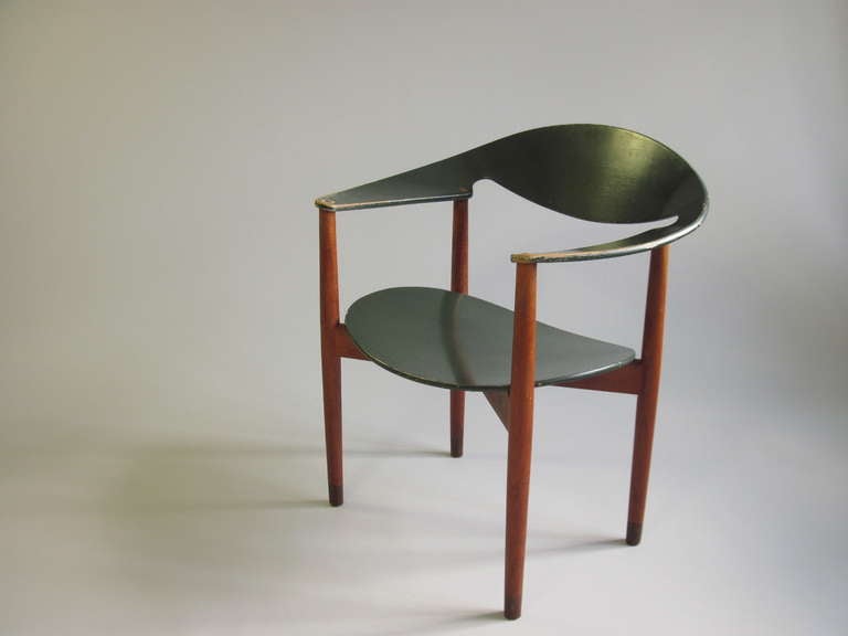 Rosewood Unique Metropolitan Chair by Larsen/Bender Madsen For Sale