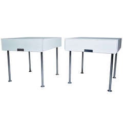 Unique Arne Jacobsen drawers steel/formica/mahogany