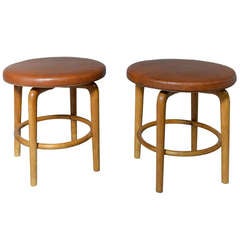 Vintage Pair of Rare Wilhelm Lauritzen Stools