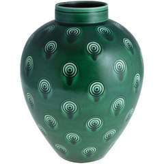 Very Large Niels Thorsson Vase for Aluminia