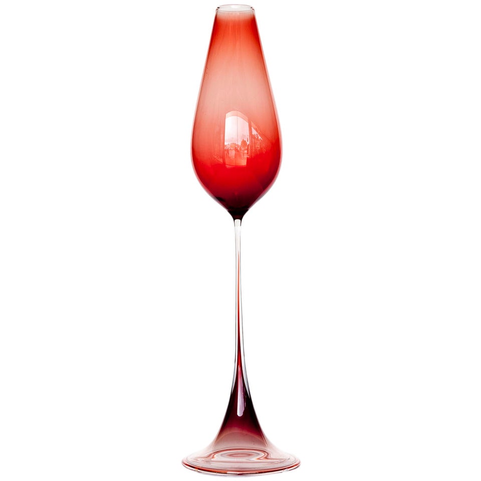 20th Century Tulip Glass by Nils Landberg Orrefors For Sale