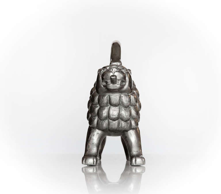20th Century Aquamanile in Pewter by Anna Petrus For Sale 1