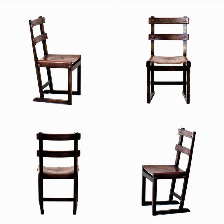 20th Century Four Chairs "Funkis"by Axel Einar Hjorth
