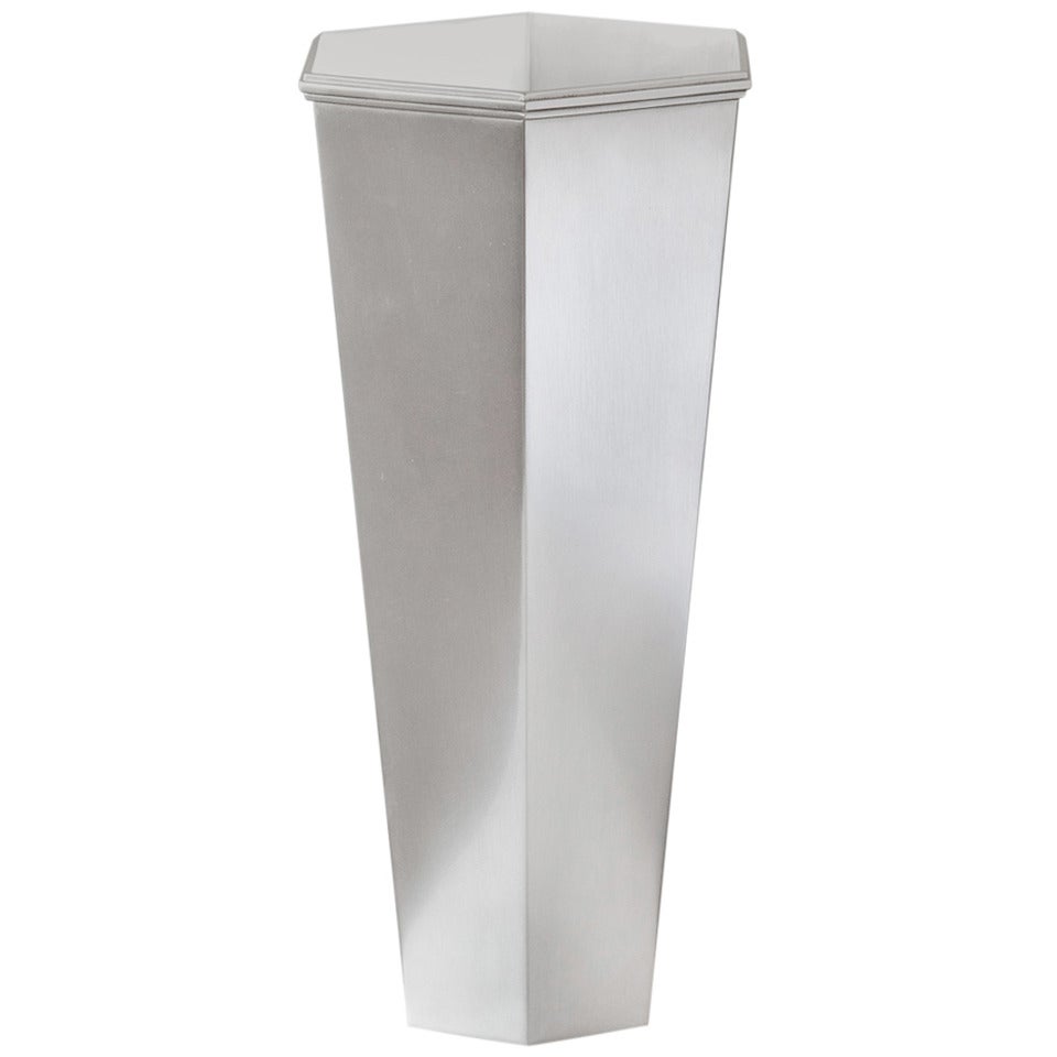 20th Century Vase Sterling Silver by Wiwen Nilsson For Sale