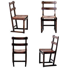 20th Century Four Chairs "Funkis"by Axel Einar Hjorth