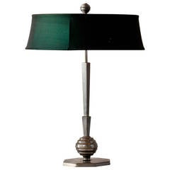 20th c Swedish pewter table lamp
