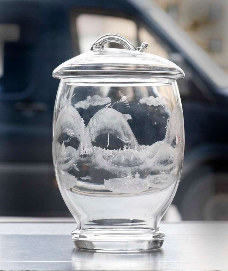 Glass Unique Vase 
