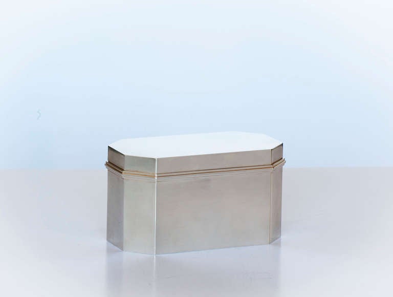 Box in sterling silver by Wiwen Nilsson 1954