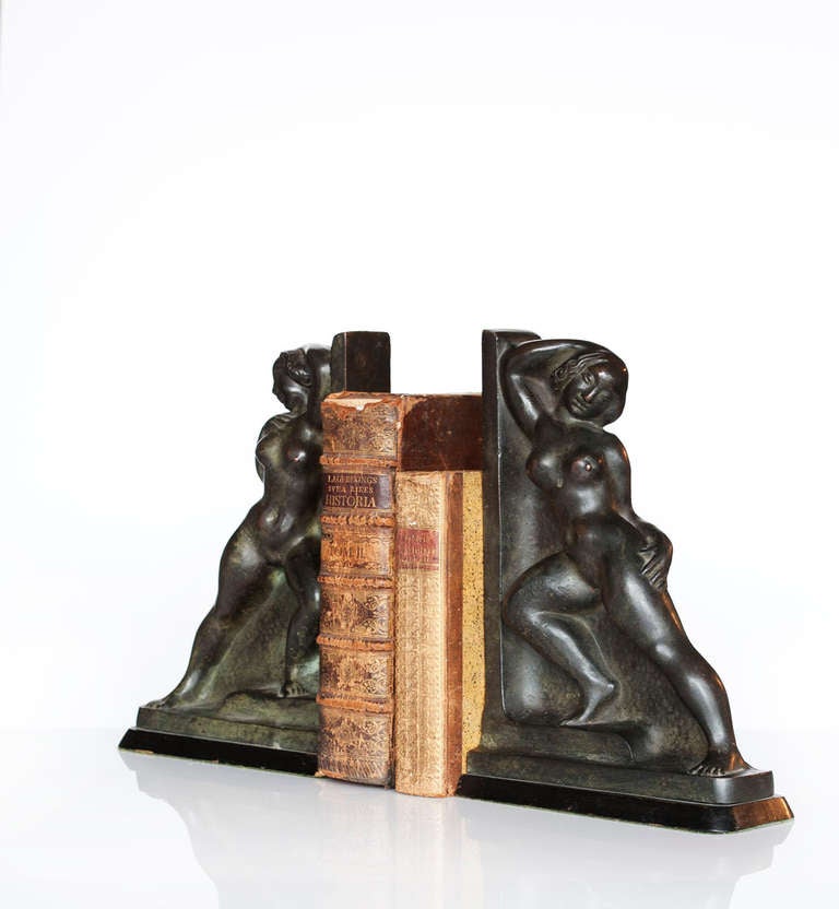20th Century Pair of Bookends by Axel Gute 1922 at 1stdibs