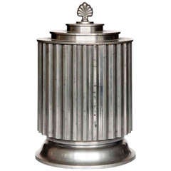 20th c. Tobacco jar in pewter by Ivar Johnsson 1932 7