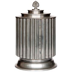 20th c. Tobacco jar in pewter by Ivar Johnsson 1932