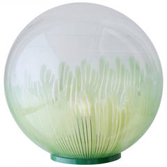 Lampe de table Globe en verre par Ludovico Diaz de Santillana pour Venini