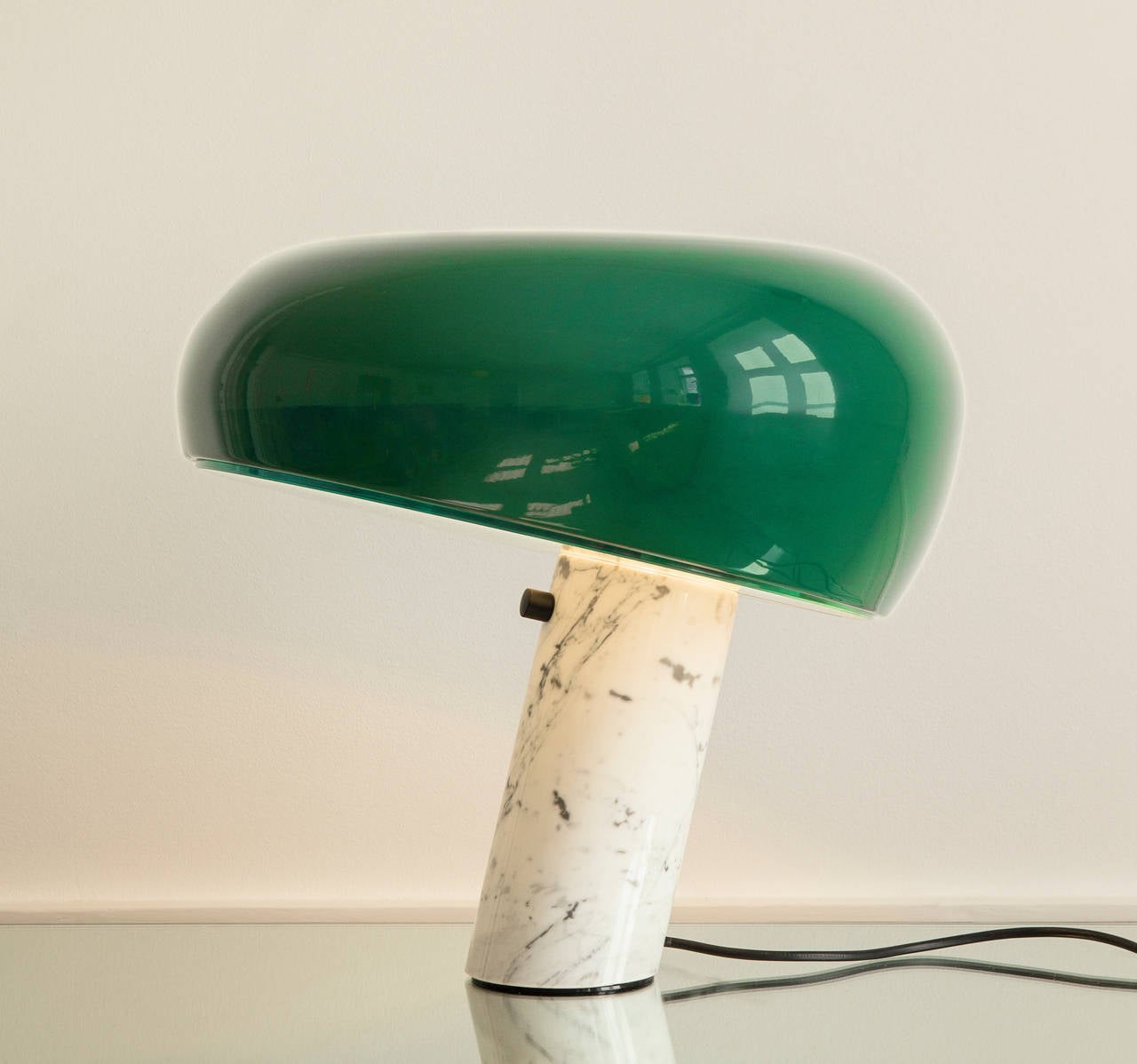 Snoopy lamp. Re-edition of Achille & Pier Castiglioni's 1967 design made for The Apartment in September 2013.