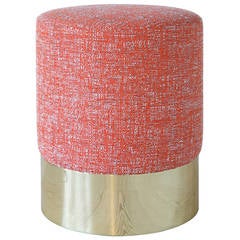 Azucena Stool in Tweed Textile