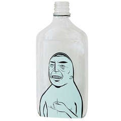 Barry McGee Glass Bottle