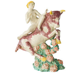 Jean René Gauguin Earthenware Sculpture "Europa på Tyren" 12