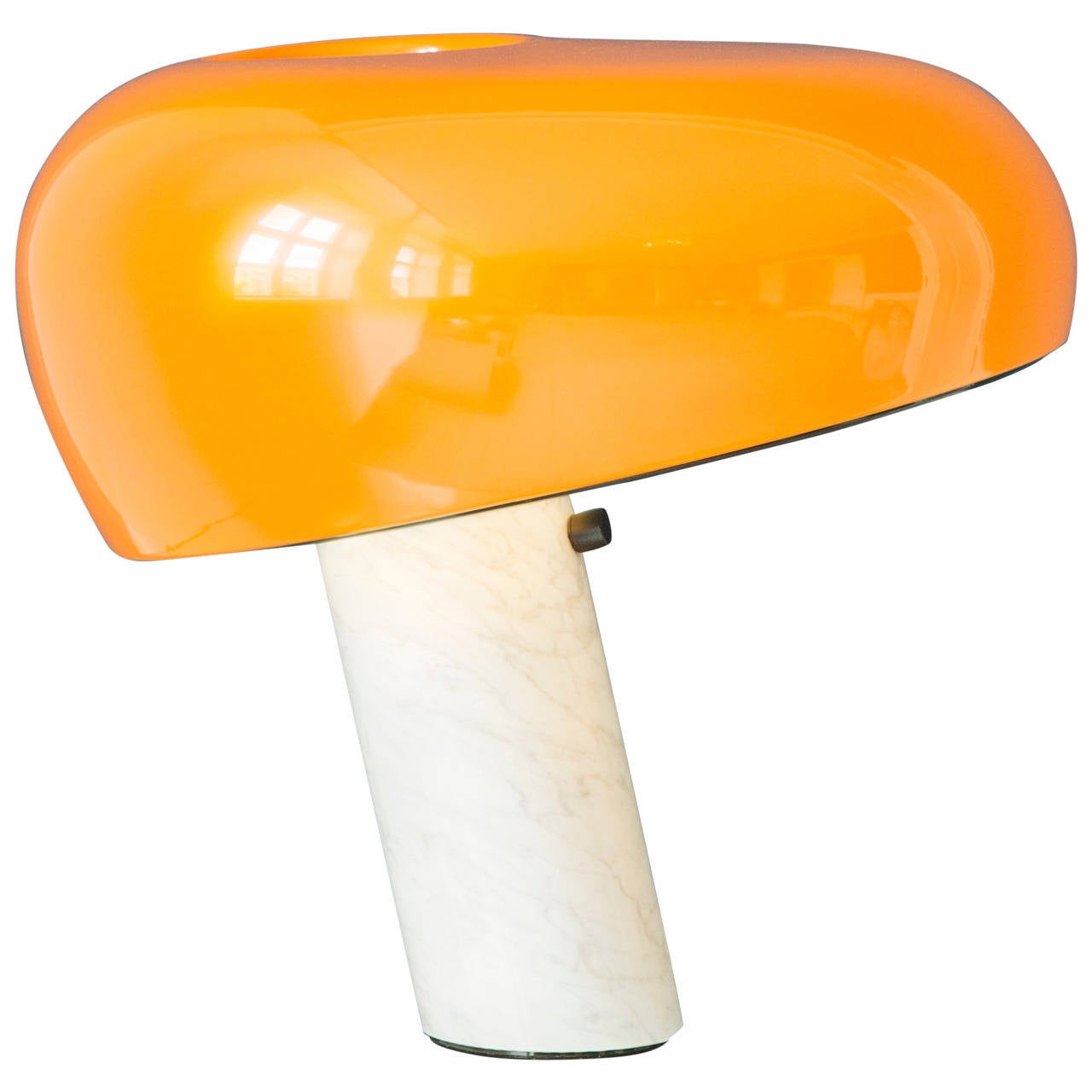 Snoopy lamp. Re-edition of Achille & Pier Castiglioni's, 1967 design made for us in June 2015.