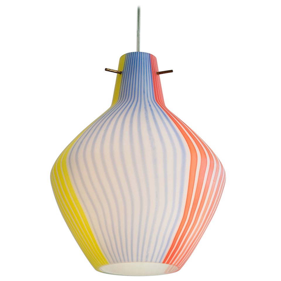 Dino Martens Murano Glass Pendant Lamp
