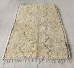 Vintage Moroccan Beni Ouarain Rug