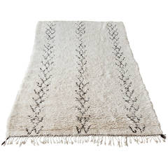Vintage Moroccan Beni Ouarain Rug
