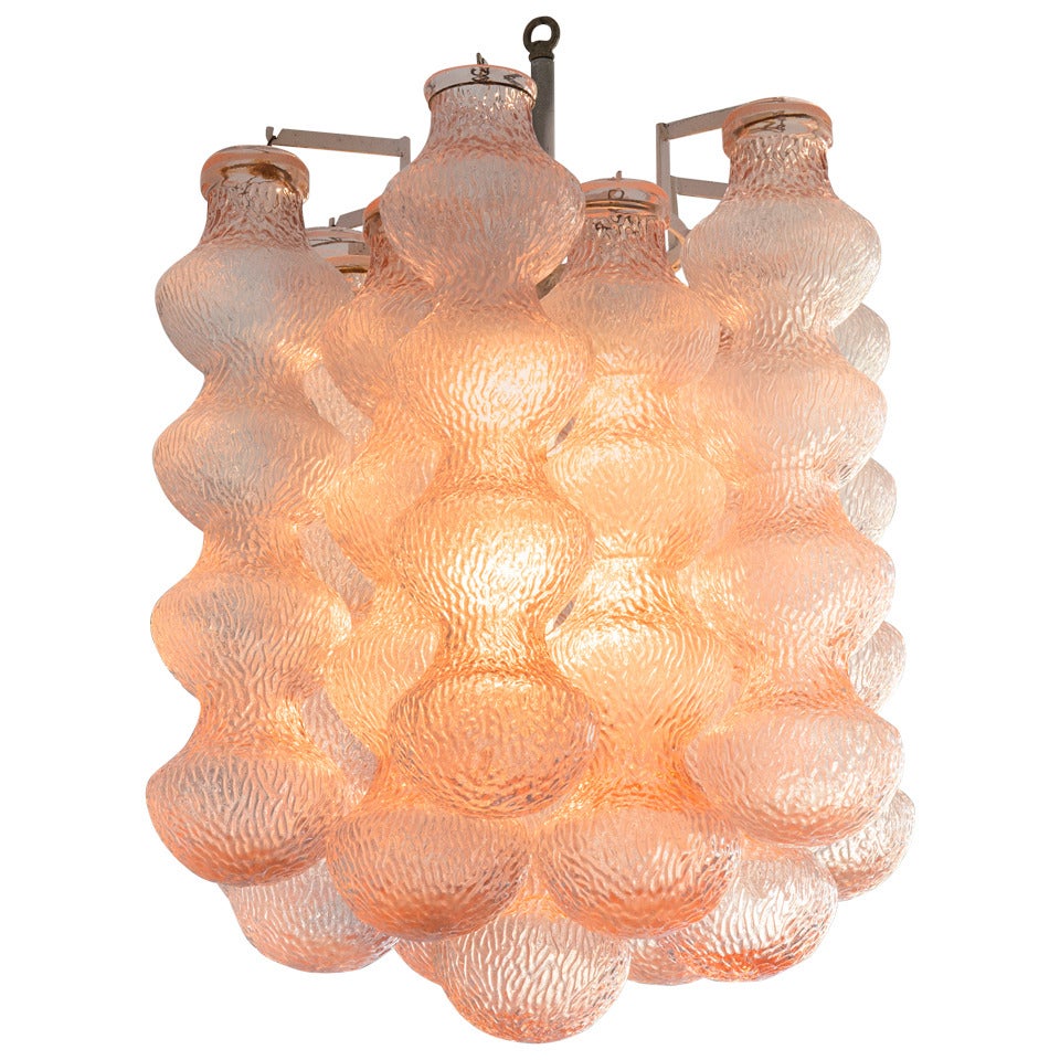 1960s Italian Murano Glass Chandelier