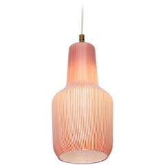 Massimo Vignelli for Venini Glass Pendant Lamp