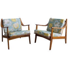 Danish 1950s Lounge Chairs 12