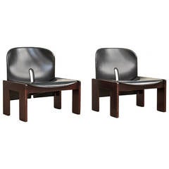 1960s Italian Tobia Scarpa Lounge Chairs