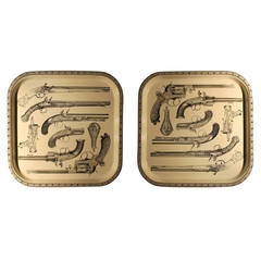 Vintage Pair of Fornasetti Tray