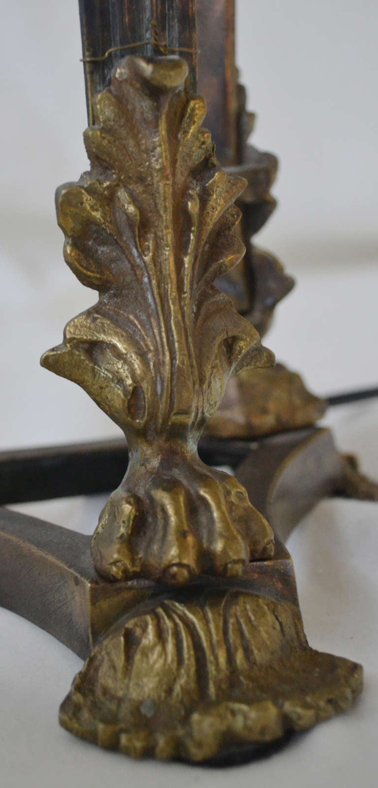 Bronze 19th Century Italian Table Lamp For Sale