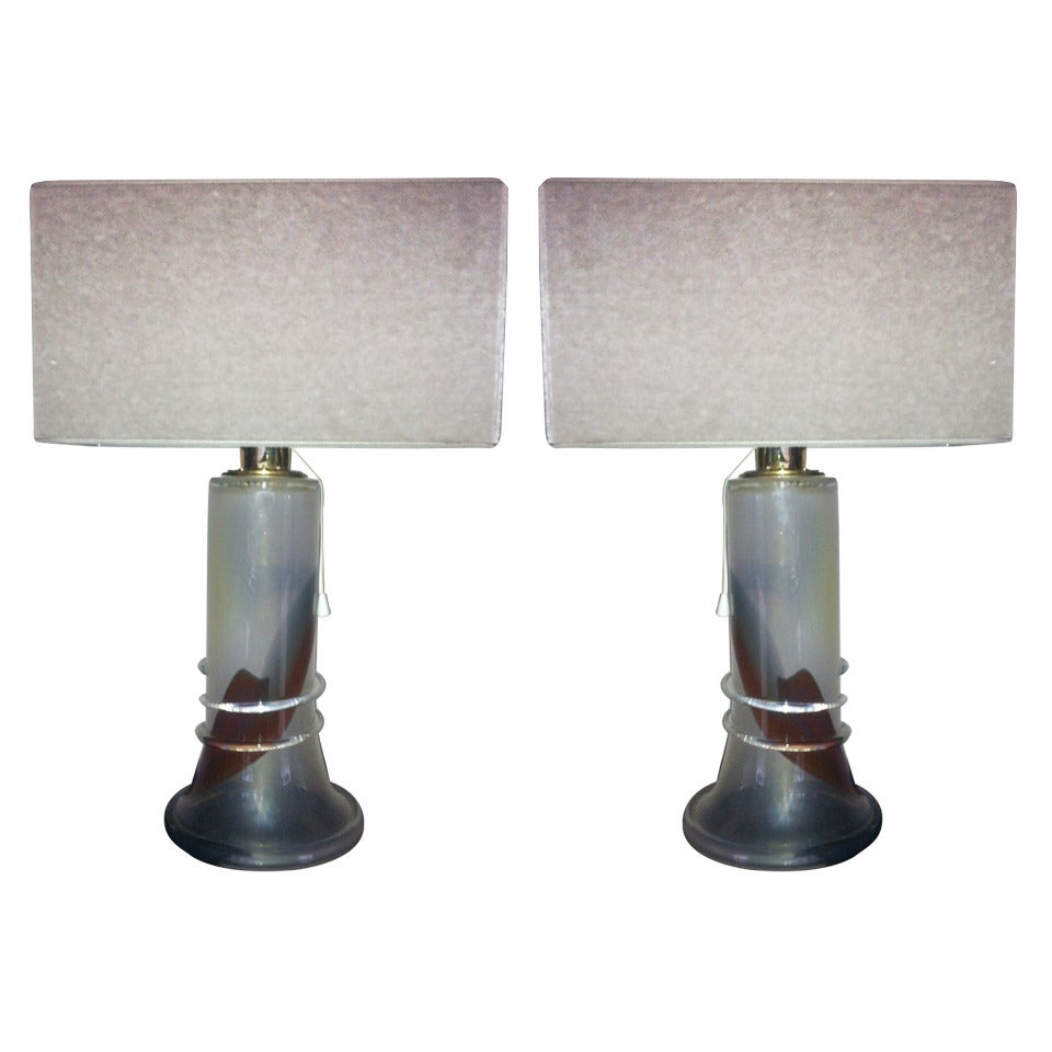 Pair of Table-lamps from Ahus For Sale