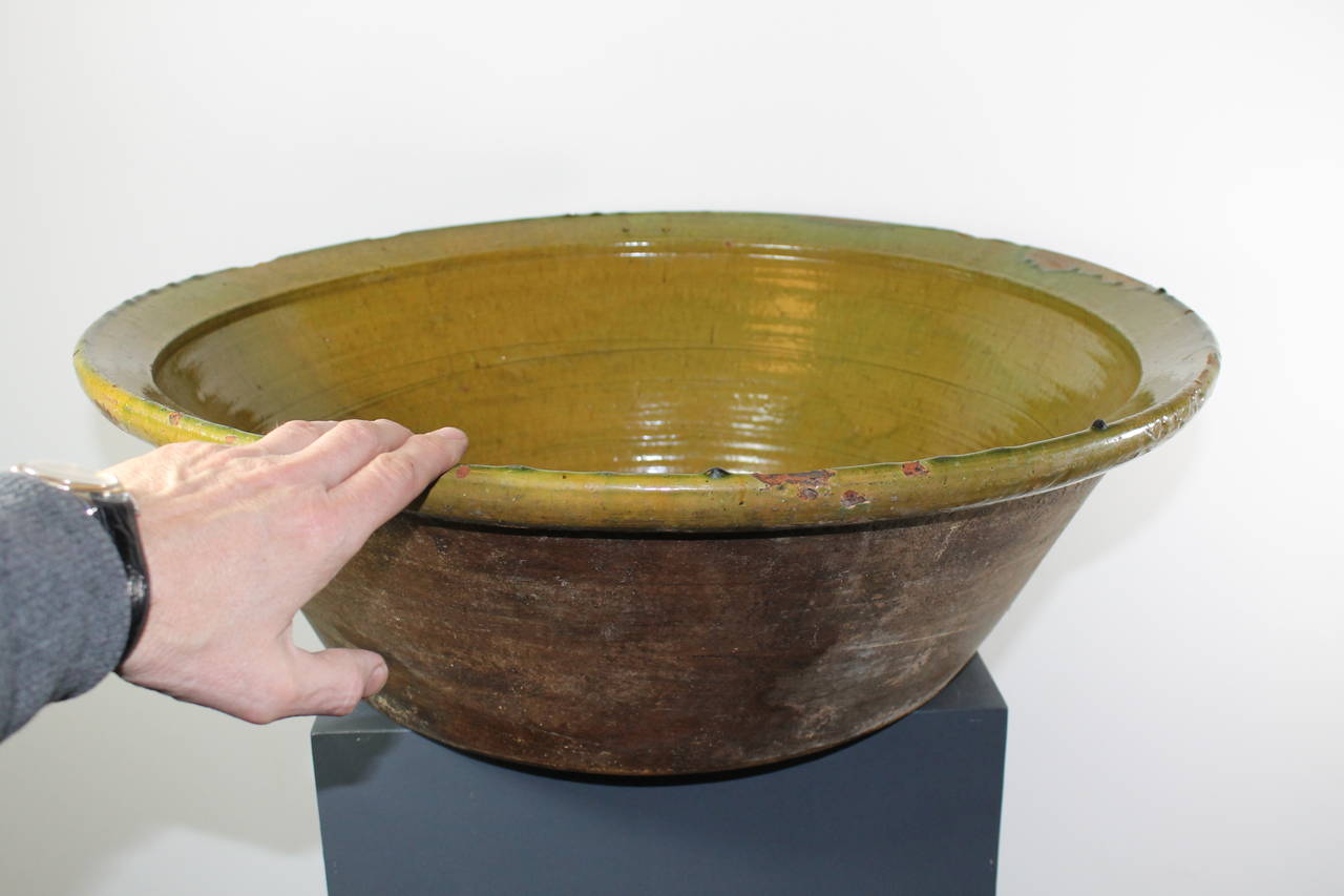 19th Century Terracotta Bowl For Sale