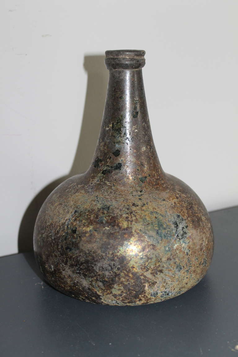 17th century wine bottle