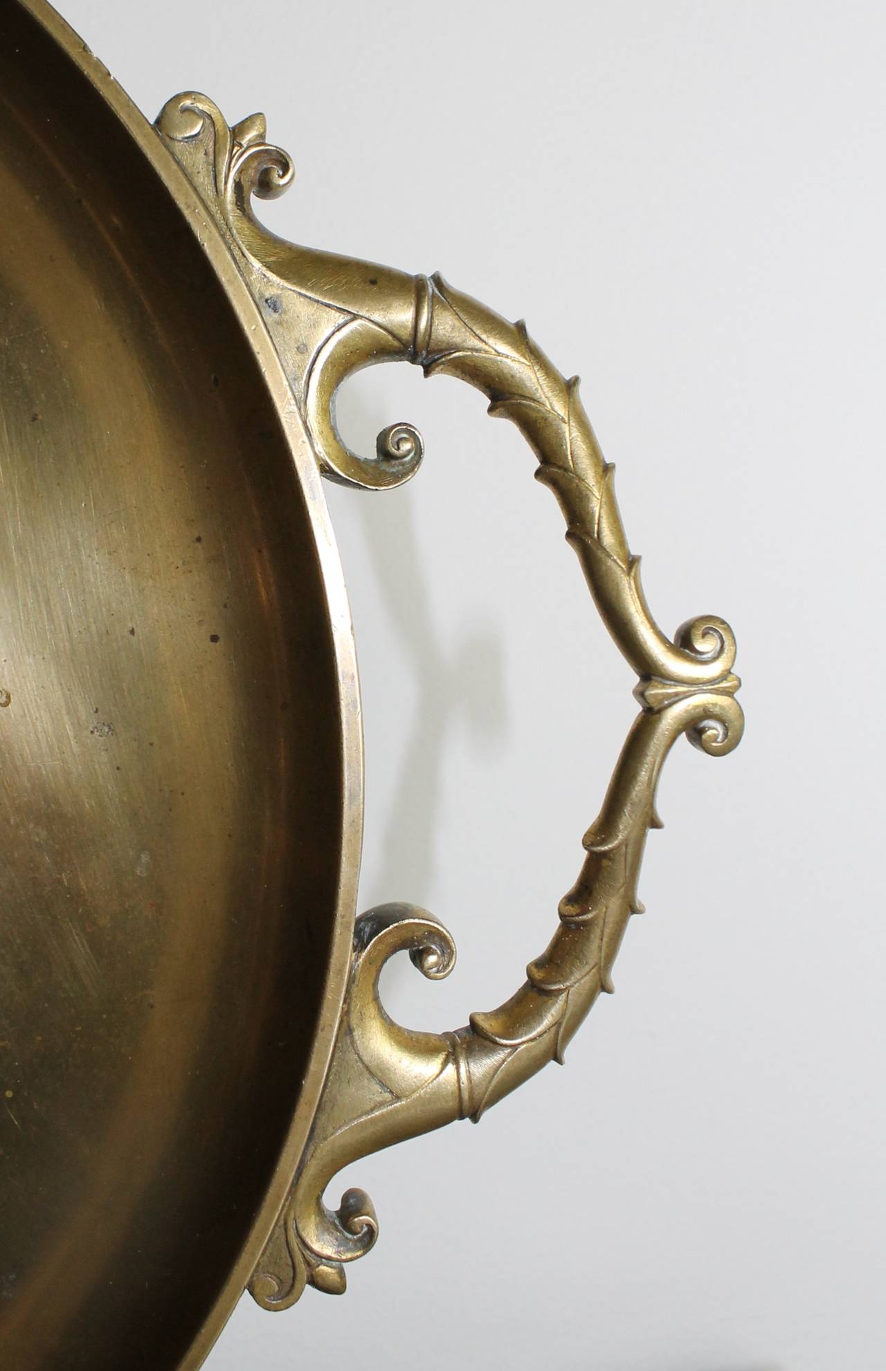 Hand-Crafted Tazza in Bronze, France, circa 1890 For Sale