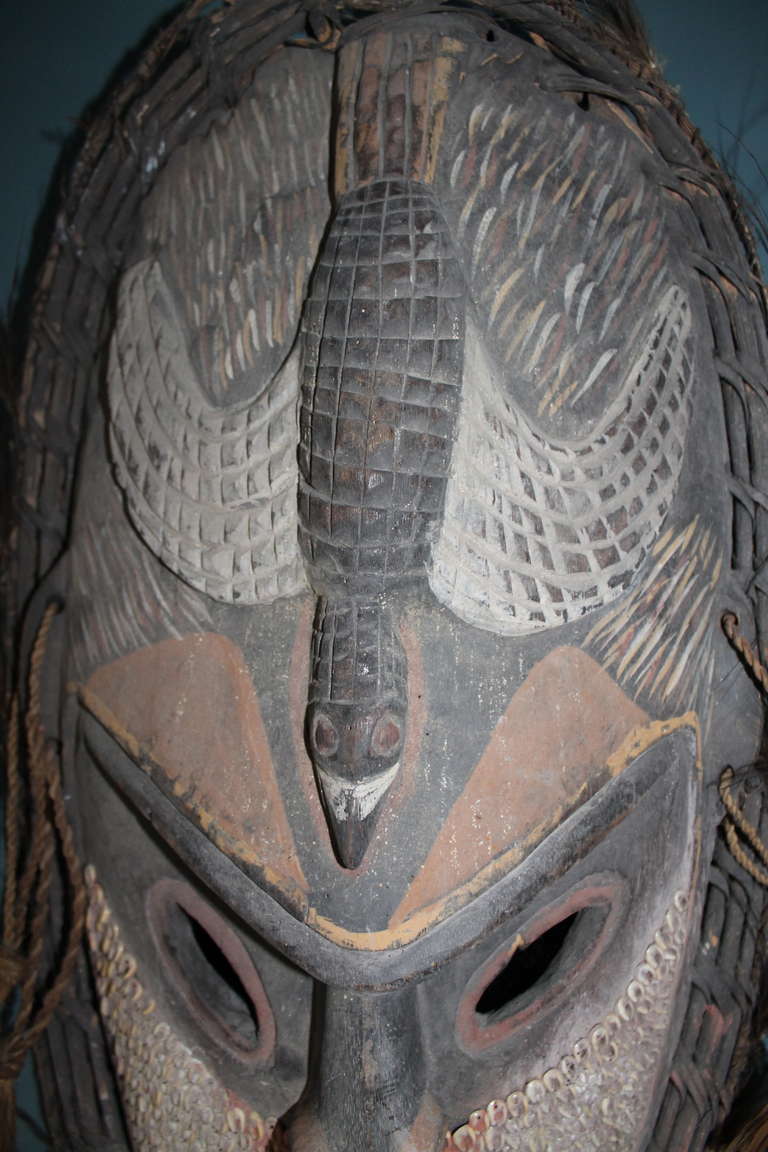 Indonesian Sepik Mask from Papua New Guinea For Sale