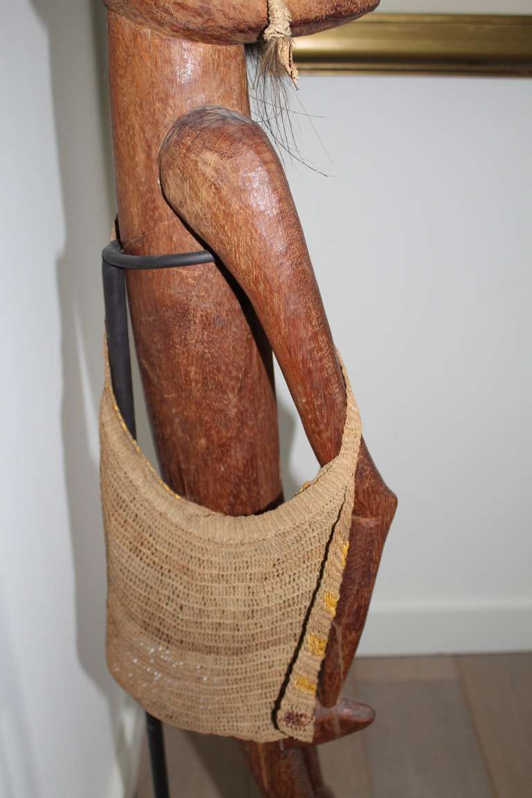 Tribal Asmat Ancestor Female Sculpture